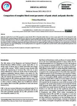 Comparison of complete blood count parameters of panic attack and panic disorder - Medicine Science