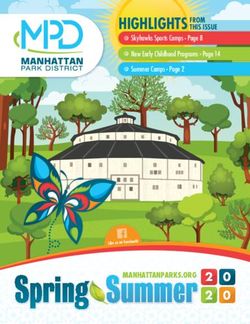 HIGHLIGHTS FROM Manhattan Park District