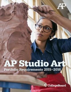 AP Studio Art. Portfolio Requirements 2015-2016.