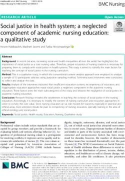 Social justice in health system; a neglected component of academic nursing education: a qualitative study