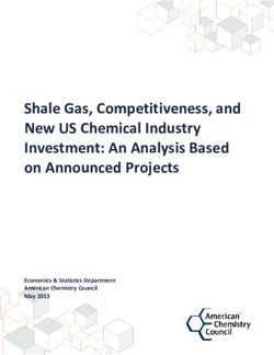 Shale Gas, Competitiveness, and New US Chemical Industry Investment: An Analysis Based on Announced Projects - Economics & Statistics Department ...