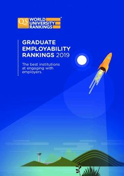 GRADUATE EMPLOYABILITY RANKINGS 2019 - The best institutions at engaging with employers.