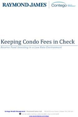 Keeping Condo Fees in Check - Reserve Fund Investing in a Low Rate Environment - Raymond James