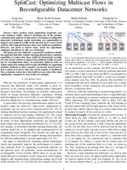 SplitCast: Optimizing Multicast Flows in Reconfigurable Datacenter Networks - CS