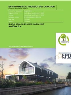 ENVIRONMENTAL PRODUCT DECLARATION - as per ISO 14025 and EN 15804+A1