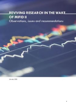 REVIVING RESEARCH IN THE WAKE OF MIFID II - Observations, issues and recommendations - AMF