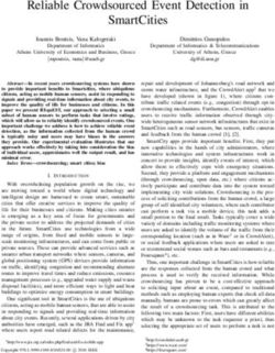 Reliable Crowdsourced Event Detection in SmartCities - KDD Lab