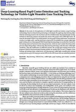 Deep-Learning-Based Pupil Center Detection and Tracking Technology for Visible-Light Wearable Gaze Tracking Devices