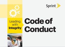Code of Conduct Integrity
