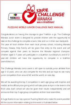 PUZZLING WORLD JUNIOR CHALLENGE RACE MANUAL