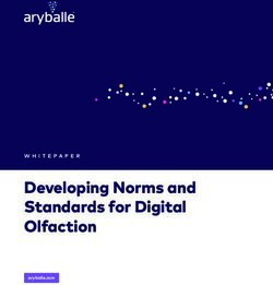 Developing Norms and Standards for Digital Olfaction - Aryballe