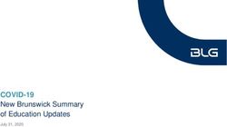 COVID-19 New Brunswick Summary of Education Updates - July 31, 2020 - Borden Ladner Gervais LLP