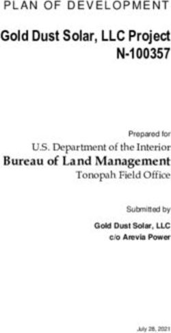Gold Dust Solar, LLC Project - N-100357 Bureau of Land Management U.S. Department of the Interior Prepared for - Bureau of Land ...