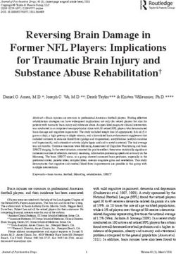 Reversing Brain Damage in Former NFL Players: Implications for Traumatic Brain Injury and Substance Abuse Rehabilitation