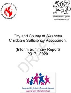 City and County of Swansea Childcare Sufficiency Assessment (Interim Summary Report) 2017 2020