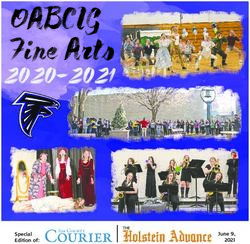 OABCIG Fine Arts 2020-2021 - Fine Arts - Ida County Courier