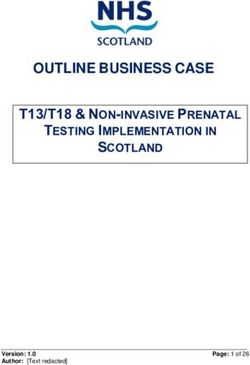 OUTLINE BUSINESS CASE - T13/T18 & NON-INVASIVE PRENATAL TESTING IMPLEMENTATION IN - The Scottish ...