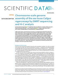 Chromosome-scale genome assembly of the sea louse Caligus rogercresseyi by SMRt sequencing and Hi-C analysis - Nature