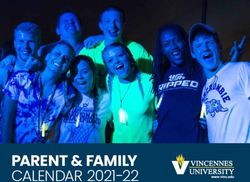 PARENT & FAMILY CALENDAR 2021-22 - Vincennes University