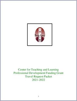 Center for Teaching and Learning Professional Development Funding Grant Travel Request Packet 2021-2022 - Central State University