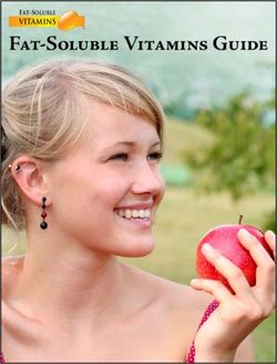 Fat-Soluble Vitamins Guide - VITAMINS Fat-Soluble