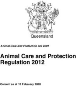 Animal Care and Protection Regulation 2012 - Queensland Animal Care and Protection Act 2001 - Queensland ...