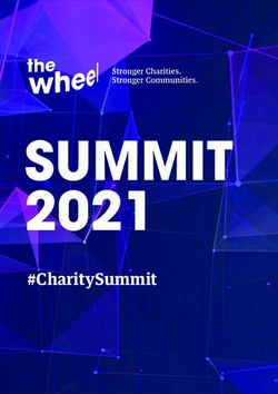 SUMMIT 2021 #CharitySummit - The Wheel