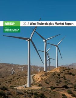 2017 Wind Technologies Market Report - Department of Energy