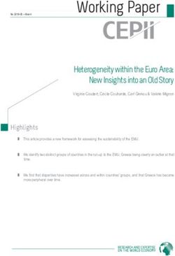 Working Paper Heterogeneity within the Euro Area: New Insights into an Old Story - CEPII
