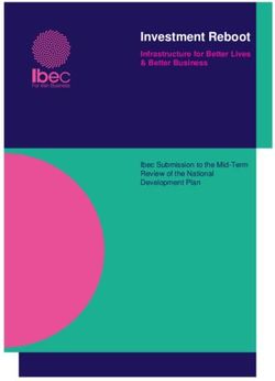 Investment Reboot Infrastructure for Better Lives & Better Business - Ibec Submission to the Mid-Term Review of the National Development Plan