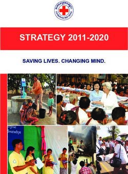 STRATEGY 2011-2020 SAVING LIVES. CHANGING MIND - International Federation of Red Cross ...