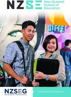 International Prospectus - New Zealand School of Education