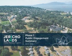 JERICHO LANDS Phase 1 Public Engagement Summary - March, 2020 - City of ...