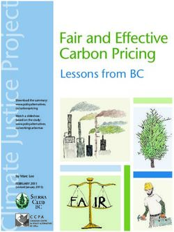 Fair and Effective Carbon Pricing - Lessons from BC - Canadian Centre for Policy ...