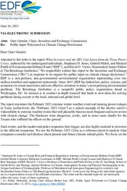 VIA ELECTRONIC SUBMISSION - SEC.gov