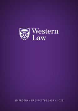 Western Law - JD PROGRAM PROSPECTUS 2025-2026