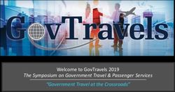 Welcome to GovTravels 2019 - The Symposium on Government Travel & Passenger Services "Government Travel at the Crossroads"