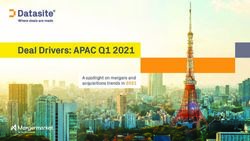 Deal Drivers: APAC Q1 2021 - A spotlight on mergers and acquisitions trends in 2021 - Datasite