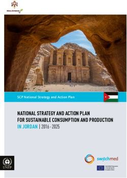 NATIONAL STRATEGY AND ACTION PLAN FOR SUSTAINABLE CONSUMPTION AND PRODUCTION IN JORDAN | 2016 2025 - SCP National Strategy and Action Plan