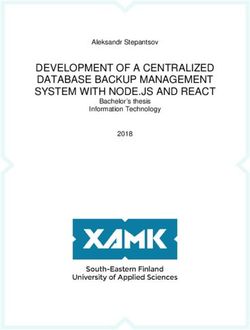 DEVELOPMENT OF A CENTRALIZED DATABASE BACKUP MANAGEMENT SYSTEM WITH NODE.JS AND REACT - Aleksandr Stepantsov Bachelor's thesis Information ...