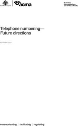 Telephone numbering-Future directions - ACMA