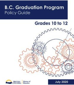B.C. Graduation Program - Policy Guide Grades 10 to 12