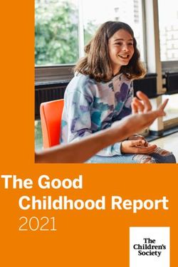 The Good Childhood Report 2021 - EMBARGOED 00:01