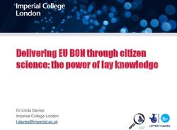 Delivering EU BON through citizen science: the power of lay knowledge - Dr Linda Davies Imperial College London