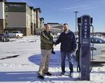 ELECTRIC VEHICLE CHARGERS INSTALLED ON COOPERATIVE LINES