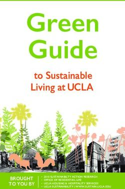 Green Guide to Sustainable Living at UCLA