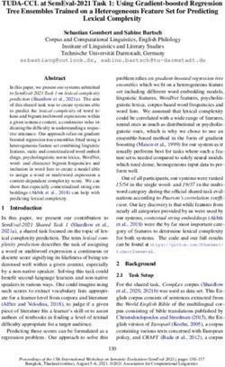 TUDA-CCL at SemEval-2021 Task 1: Using Gradient-boosted Regression Tree Ensembles Trained on a Heterogeneous Feature Set for Predicting Lexical ...