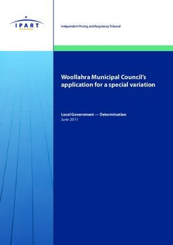 Woollahra Municipal Council's application for a special variation - Local Government - Determination June 2011 - IPART