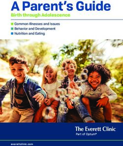 A Parent's Guide Birth through Adolescence - n Common Illnesses and Issues n Behavior and Development n Nutrition and Eating - The Everett Clinic