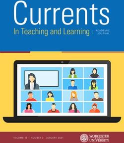 CurrentsACADEMIC In Teaching and Learning - JOURNAL - Worcester State University